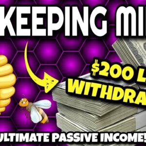 BEEKEEPING MINER 1ST WITHDRAWAL!! ($200 PROFITS SELLING HONEY!!) | 50% ROI With Beekeeping Miner!!