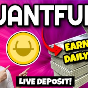 QUANTFUND Update!! (LIVE DEPOSIT!) | Earn 1.7% DAILY ROI!! | New AI Trading Bot Platform Quant Fund!