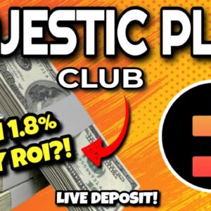 MAJESTIC PLAY Review (Earn 0.5% - 1.8% DAILY ROI!!) | Live Deposit Into Majestic Play Club!!