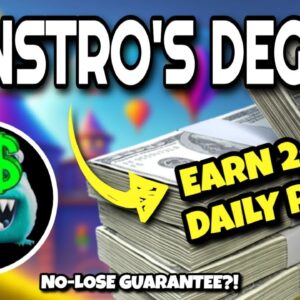 MONSTRO'S DEGENZ Review (NO-LOSE GUARANTEE?!) | Earn 2-6% DAILY ROI?! Monstro's Degenz Launches Soon