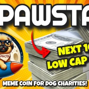 $PAWSTA (NEXT 10X LOW CAP MEME COIN?!) | Ultra Low Cap Gem!! DogEatingPasta Supports Dog Charities!!