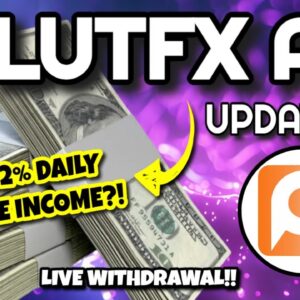 PLUTFX AI Update!! (EARN 1.2% - 2% DAILY Passive Income?!) | LIVE WITHDRAWAL! PlutFX AI Trading Bot